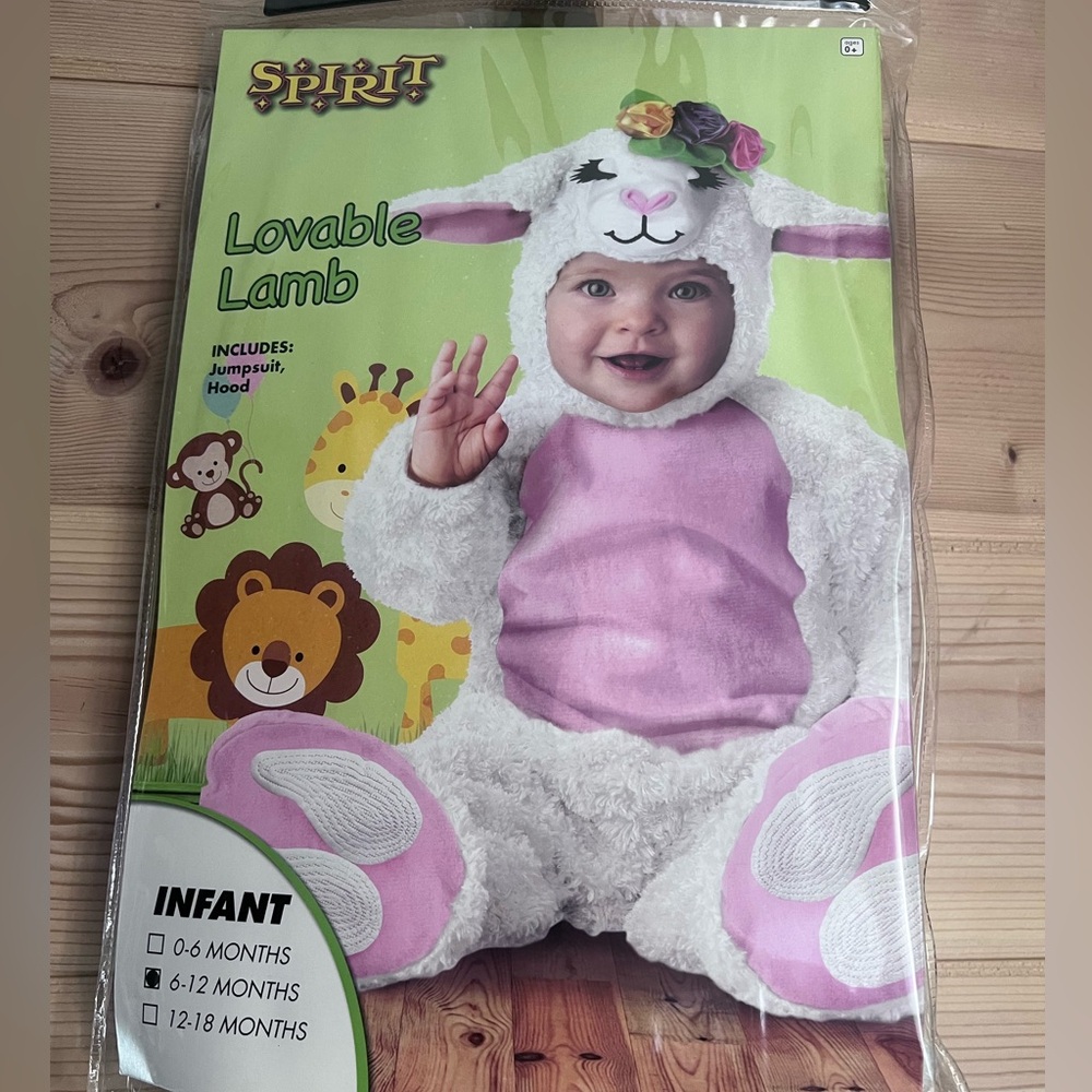 New 6-12m sheep costume